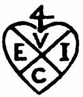 The late-18th century version of the genuine EIC trademark.